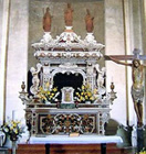 В день памяти святителя Николая на мощах чудотворца, хранящихся на острове Лидо, совершена Божественная литургия